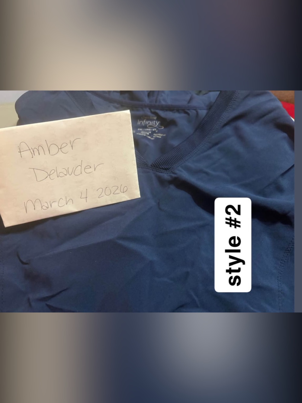 Cherokee Infinity Scrub Top - Picture 2 of 2